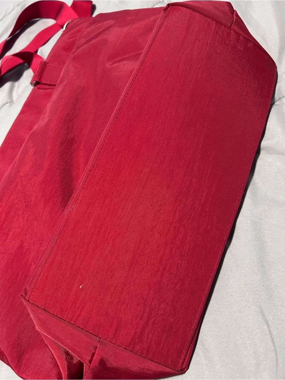 Baggallini Red Laptop Briefcase Travel Bag Shoulder Strap Double Handles